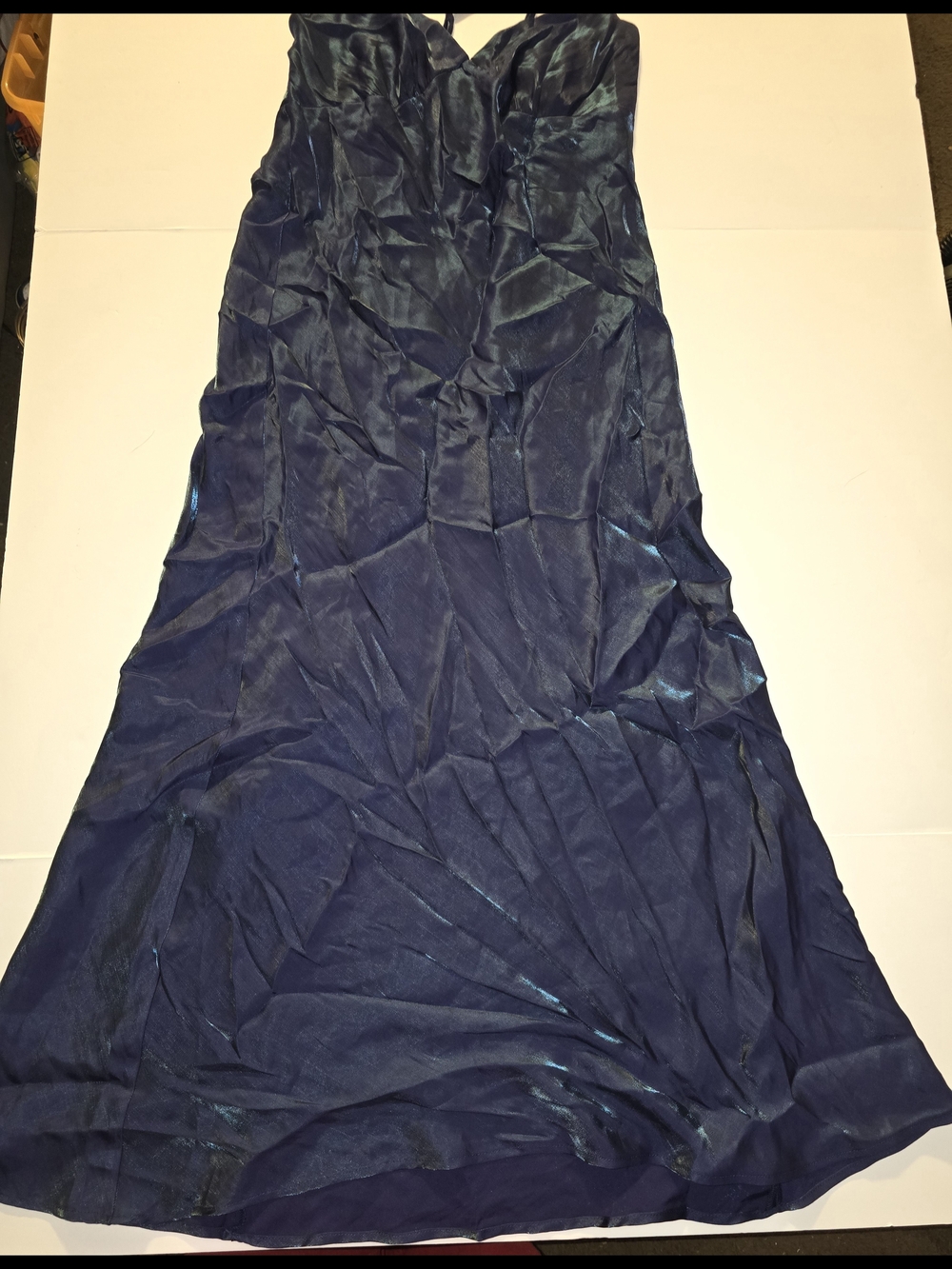 Wild Fable Women's NWT Navy Purple Shimmer Maxi Dress Medium